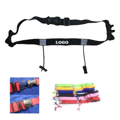 Reflective Multifunction Race Number Belt